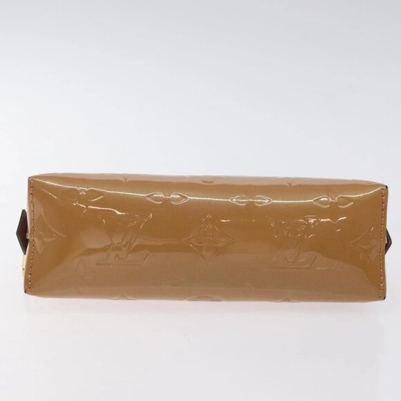 LOUIS VUITTON Vernis Pochette Cosmetic Pouch Rose Angelique M90086 Auth 127637 - Picture 7 of 16